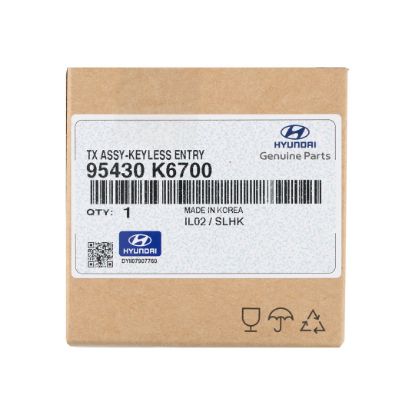 New Hyundai Grand I10 2024 Genuine / OEM Flip Remote 3 Buttons 433MHz OEM Part Number: 95430-K6700 , 95430K6700 | Emirates Keys
