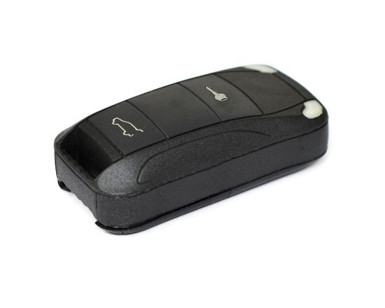 Porsche Flip Remote Key Shell 2 Button-mk3.com-remote cover
