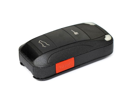 New Porsche Flip Remote Key Shell 2+1 Button| Emirates Keys