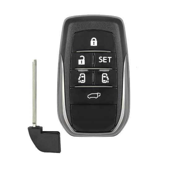 New Aftermarket Toyota Alphard Vellfire Smart Remote key Shell 6 Button For Lonsdor PCB Only High Quality Best Price | Emirates Keys