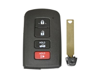 Toyota Camry Hybrid Avalon Corolla Highlander RAV4 2012-2017 Smart Remote Key Shell 3+1 Button - mk3.com