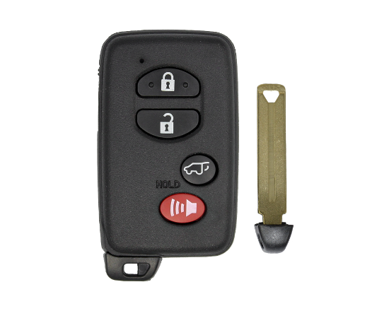 Toyota Black Smart Key Shell 4 Buttons with Big Trunk-MK3.COM-And a lot of from Emirates Keys