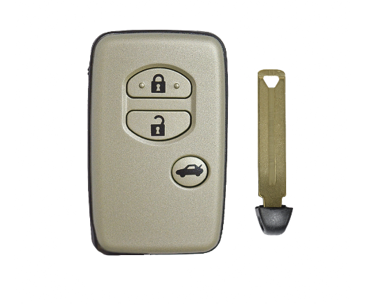 New Aftermarket Toyota Prado Smart Key Remote Shell 3 Button