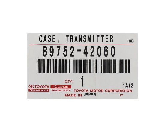 New Toyota Land Cruiser Prado 2019 Remote Key Shell With H Transponder 3 Button 89752-42060