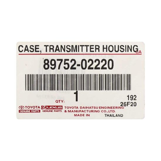 New Toyota Rav4 Genuine/OEM Remote Key Shell 3 Buttons OEM Part Number: 89752-02220 | Emirates Keys