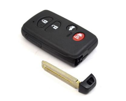 Picture of Toyota Smart Key Remote Shell 4 Button Black Sedan Type
