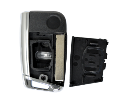 Picture of Volkswagen VW Polo Flip Remote Key Shell 3 Buttons HU162 Blade