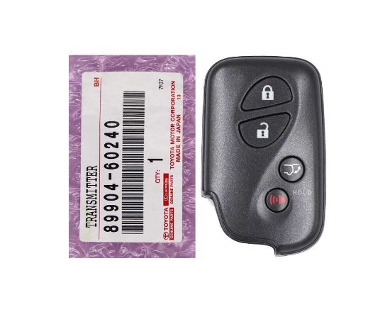 Brand New Lexus LX570 2008-2015 Genuine/OEM Smart Remote Key 4 Buttons 315MHz 89904-60240 8990460240 / FCCID: HYQ14AAB | Emirates Keys