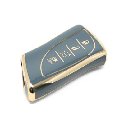 New Aftermarket Nano High Quality Cover For Lexus Remote Key 4 Buttons Gray Color LXS-B11J4 | Emirates Keys