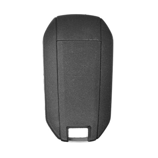 New Aftermarket Peugeot Flip Remote Key 3 Button sedan 434MHz chip 4A Compatible Part Number: 9809825177 / 2015DJ2893 / 08454610 / HUF8435