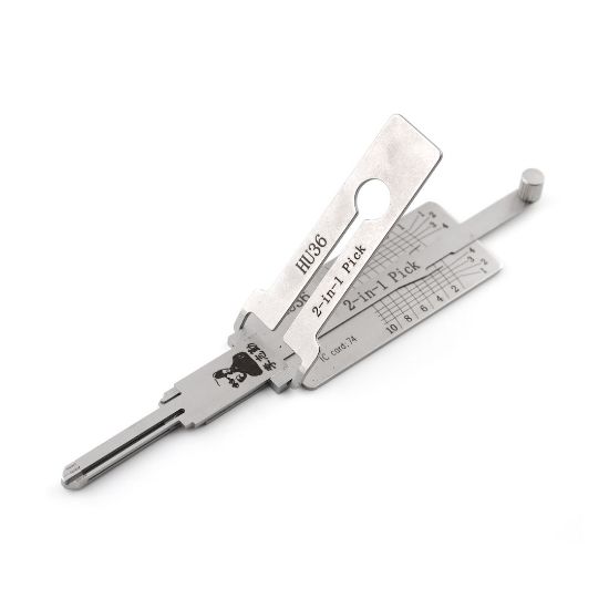 Original Lishi Hu36-AG for Classic Mercedes Vehicle - Antiglare Made of Stainless Steel 2-in-1 Pick & Decoder for Mercedes Vehicle Lishi Tool | Emirates Keys