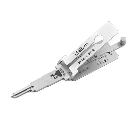New Original Lishi YA4R / Y13 2-in-1 Decoder and Pick for Roof Racks, Cabinet Locks and More ( Single lifter, 5 space and 5 depth ) | Emirates Keys