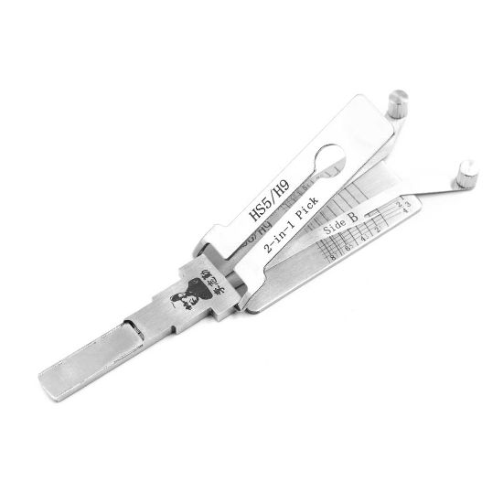 New Original Lishi HS5-H9 2-in-1 Decoder and Pick for Chinese Hongqi and Haval ( High Security Keyway ) | Emirates Keys