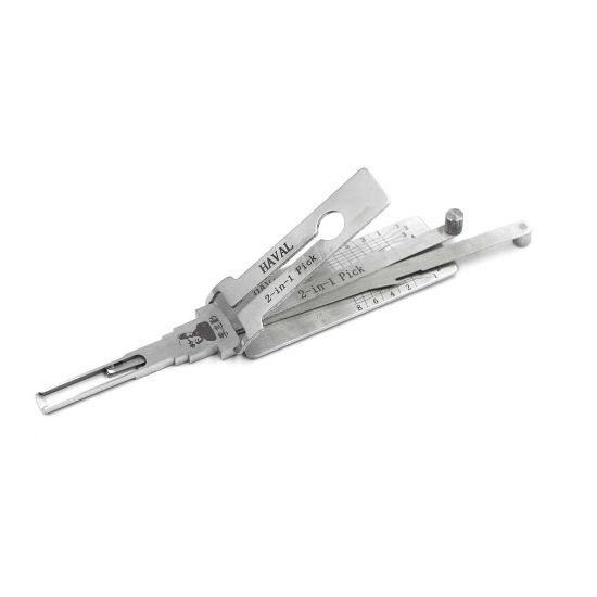 New Original Lishi HAVAL 2-in-1 Decoder and Pick for Chinese ( GWM ) Great Wall Motors , HAVAL High Security Keyway Side Milling Keyway | Emirates Keys