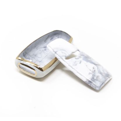New Aftermarket Nano High Quality Marble Cover For Hyundai Remote Key 4 Buttons White Color HY-I12J4A | Emirates Keys