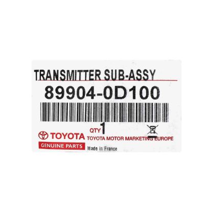 New Toyota Yaris 2014 Genuine/OEM Smart Remote Key 2 Buttons 433MHz Manufacturer Part Number: 89904-0D100 | Emirates Keys