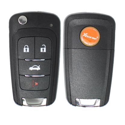 New Xhorse Wireless Remote Key GM Flip Type 4 Buttons XNBU01EN - Xhorse Remotes
