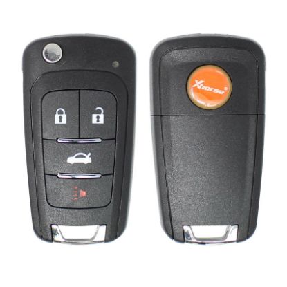 New Xhorse Wire Remote Key GM Flip Type 4 Buttons XKBU01EN - Xhorse Remotes 