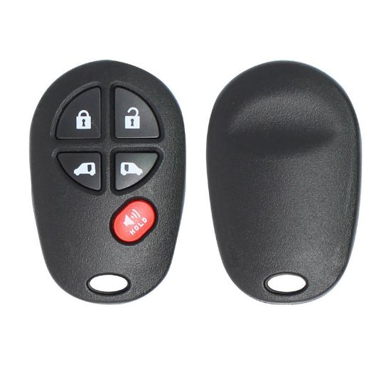 New Xhorse VVDI Key Tool VVDI2 Wire Remote Key 5 Buttons Toyota Type XKTO08EN - Xhorse Remotes 