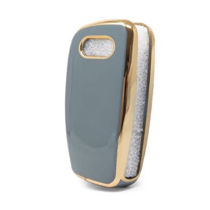 New Aftermarket Nano High Quality Cover For Audi Flip Remote Key 3 Button Gray Color Audi-C11J | Emirates Keys