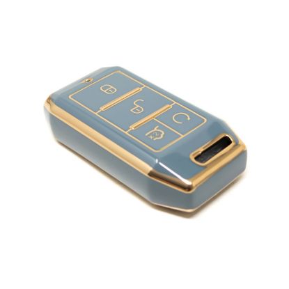 New Aftermarket Nano High Quality Cover For BYD Remote Key 4 Buttons Gray Color BYD-C11J | Emirates Keys