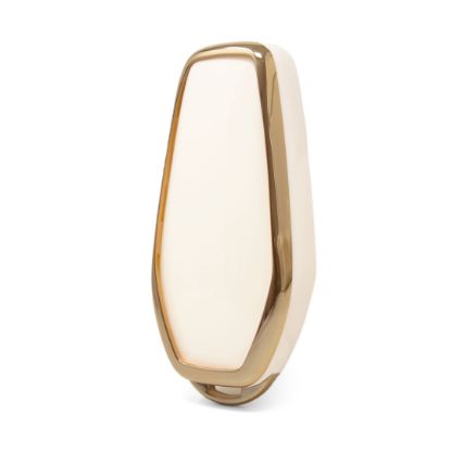 New Aftermarket Nano High Quality Cover For BYD Remote Key 4 Buttons White Color BYD-D11J | Emirates Keys