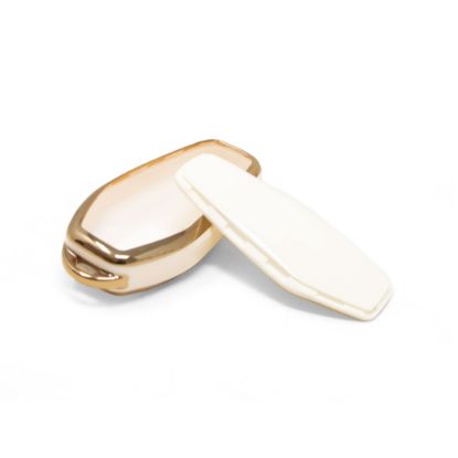 New Aftermarket Nano High Quality Cover For BYD Remote Key 4 Buttons White Color BYD-D11J | Emirates Keys