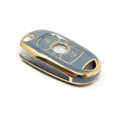 New Aftermarket Nano High Quality Cover For Buick Smart Remote Key 4 Buttons Gray Color BK-B11J | Emirates Keys