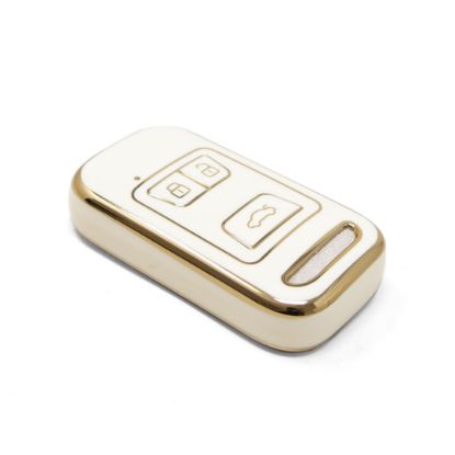 New Aftermarket Nano High Quality Cover For Chery Remote Key 3 Buttons White Color CR-A11J | Emirates Keys