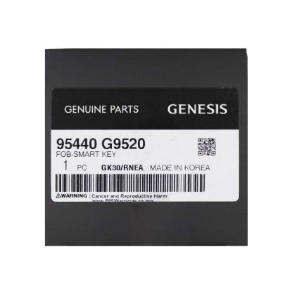 New Hyundai Genesis G70 2022 Genuine/OEM Smart Remote 4 Button Auto Start 433MHz Manufacturer Part Number: 95440-G9520 FCC ID: TQ8-FOB-4F37 | Emirates Keys