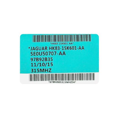 New Jaguar Genuine/OEM Smart Remote Key 5 Buttons 315MHz HK83-15K601-AC / HK83-15K601-AA High Quality Best Price Order Now | Emirates Keys