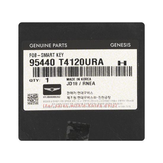 New Genesis G90 2024 Genuine / OEM Smart Remote Key 6+1 Buttons 433MHz OEM Part Number: 95440-T4120URA , 95440T4120URA | Emirates Keys