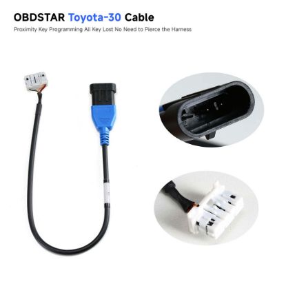 OBDSTAR Toyota-30 V2 Kit including CAN DIRECT Cable and Toyota-30 V2 Cable for 4A and 8A-BA All Key Lost | Emirates Keys