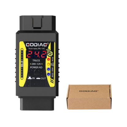New GODIAG GT106 24V to 12V Heavy Duty Truck Converter for Launch X431 Easydiag / ThinkCar / Golo / M-DIAG /I DIAG / ICarScan / Diagun / DBScar II | Emirates Keys