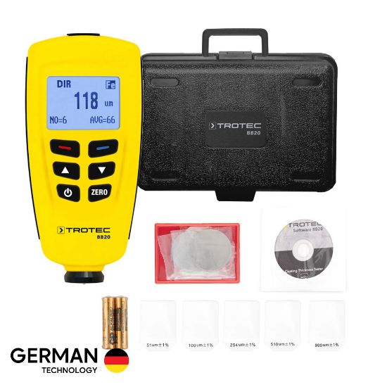 Trotec BB20 Coating Thickness Gauge Dual sensor for measuring the thickness of non-magnetic coatings on all magnetic and non-magnetic metals | Emirates Keys