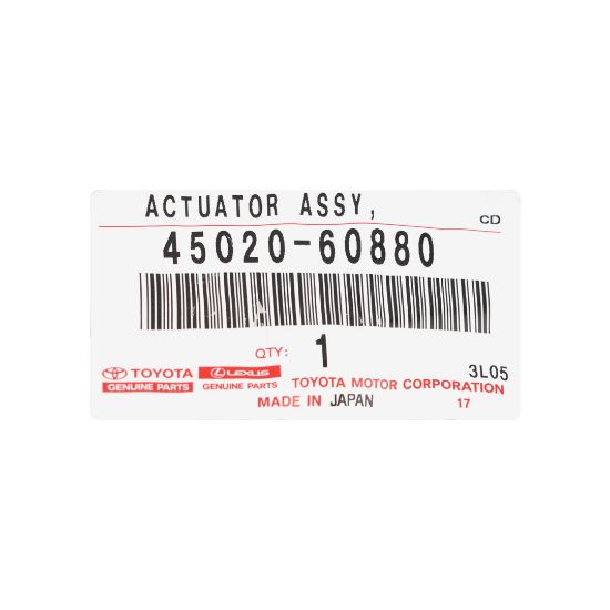 New Lexus LX600 2022 Genuine / OEM Actuator Assembly Steering Lock OEM Part Number: 45020-60880 , 4502060880 | Emirates Keys
