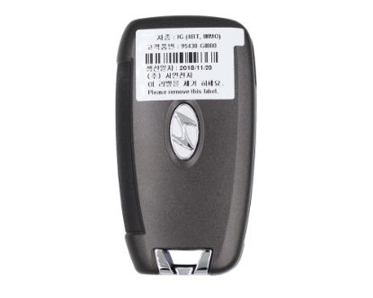 NEW Hyundai Granduer 2018 Genuine/OEM Flip Remote Key 4 Buttons 433MHz 95430-G8000 95430G8000, FCCID: OSLOKA-450T | Emirates Keys