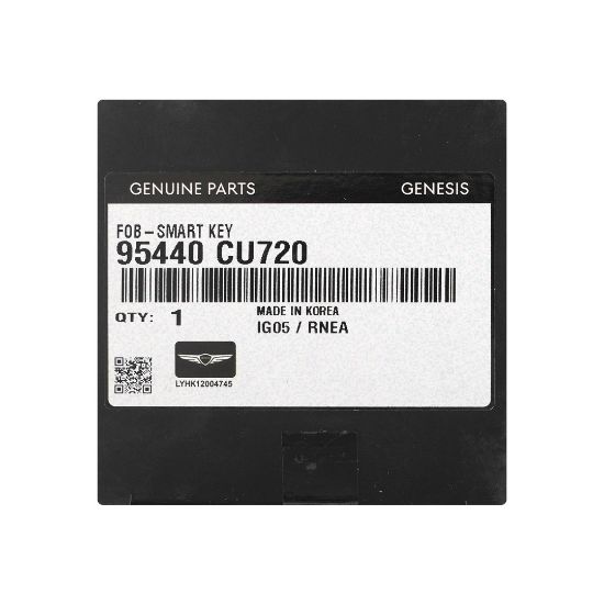 New Genesis GV60 2023 Genuine / OEM Smart Remote Key 7 Buttons 433MHz OEM Part Number: 95440-CU720 , 95440CU720 | Emirates Keys