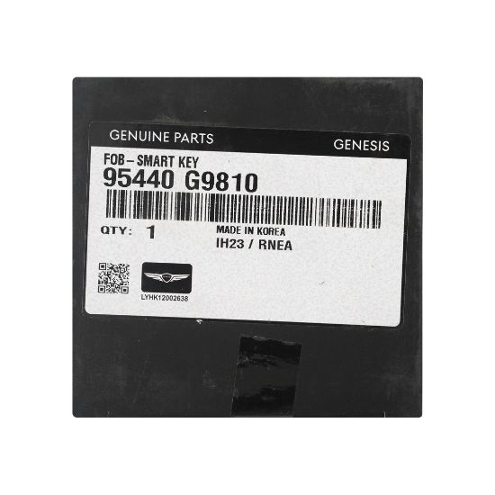 New Genesis G70 2024 Genuine / OEM Smart Remote Key 4 Buttons 433MHz OEM Part Number: 95440-G9810 , 95440G9810  | Emirates Keys