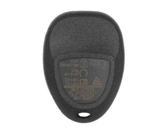 New Chevrolet GMC SUV YUKON SUBURBAN TAHOE ESCALAD 2007-2012 Genuine/OEM Remote Key 6 Buttons 315MHz 5922380 STARTTEC / FCCID : OUC60270 | MK3