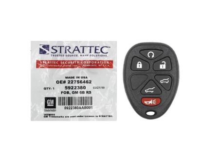 New Chevrolet GMC SUV YUKON SUBURBAN TAHOE ESCALAD 2007-2012 Genuine/OEM Remote Key 6 Buttons 315MHz 5922380 STARTTEC / FCCID : OUC60270 OEM | Emirates Keys