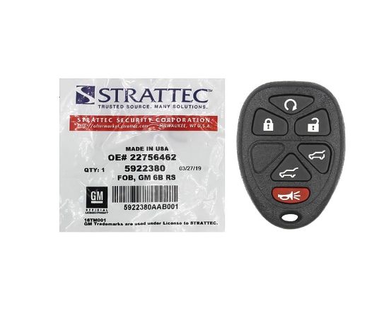 New Chevrolet GMC SUV YUKON SUBURBAN TAHOE ESCALAD 2007-2012 Genuine/OEM Remote Key 6 Buttons 315MHz 5922380 STARTTEC / FCCID : OUC60270 OEM | Emirates Keys