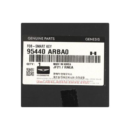 New Genesis Genuine / OEM Smart Remote Key 4+1 Buttons 433MHz OEM Part Number: 95440-ARBA0, 95440ARBA0 | Emirates Keys