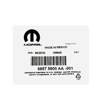 New Dodge RAM 2019 Genuine / OEM Smart Remote Key Chrome Side 3 Buttons 433MHz 68575600AA, 68584151AA, 68291687AB, 68291687AC, 68291687AD, 68291687AE, 68442905AB | Emirates Keys