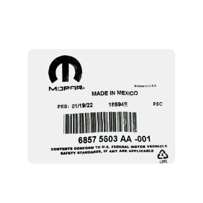 Dodge RAM 2019-2024 Genuine / OEM Smart Remote Key 5 Buttons 433MHz 68584154AA, 68575603AA, 8291690AB, 68291690AC, 68291690AD, 68291690AE, 68442908AB | Emirates Keys