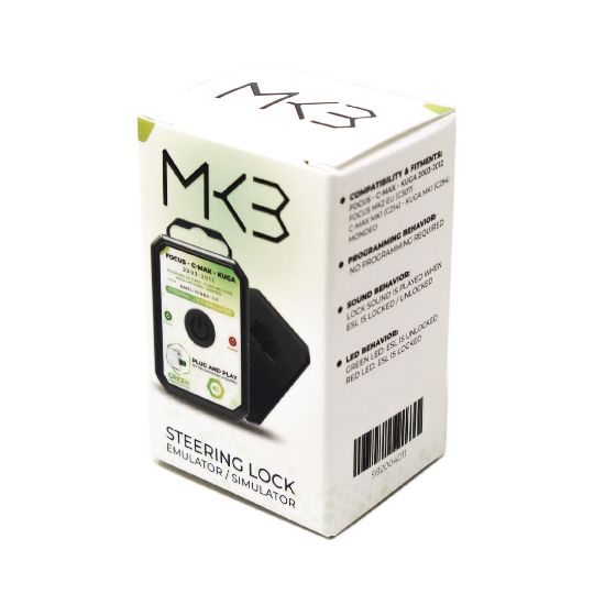 New Ford Focus C-Max Kuga Mondeo Steering Lock Simulator Emulator Green Connector Type | Emirates Keys