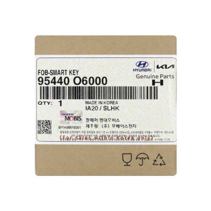 New Hyundai Casper 2022 Genuine / OEM Smart Remote Key 3+1 Buttons 433MHz OEM Part Number: 95440-O6000 | Emirates Keys