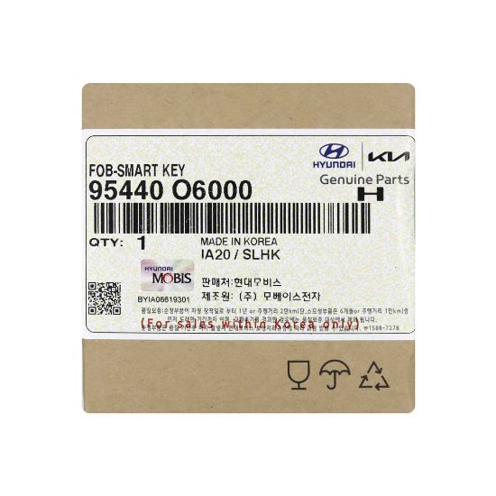 New Hyundai Casper 2022 Genuine / OEM Smart Remote Key 3+1 Buttons 433MHz OEM Part Number: 95440-O6000 | Emirates Keys