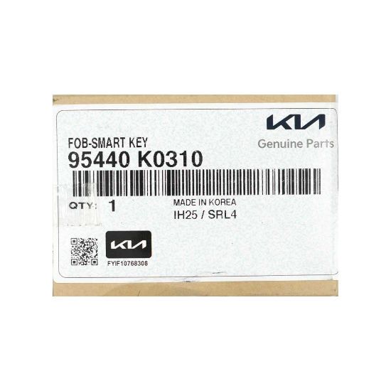 New KIA Soul 2021 Genuine / OEM Smart Remote Key 4+1 Buttons 433MHz OEM Part Number: 95440-K0310 | Emirates Keys