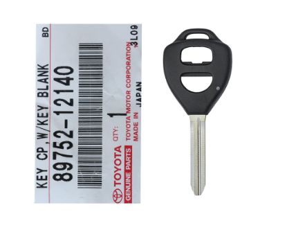 Toyota Corolla Yaris Genuine Remote Key Shell G Transponder 2 Buttons 89752-12140 -